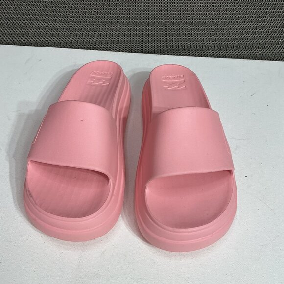 Billabong Womens Cloud Cushion Slides Pink Platform Sandals Size 8 Quicksilver - Picture 2 of 6